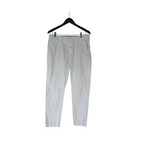 Polo Ralph Lauren Womens White Cotton Chino Pants Straight Leg Size 8 RN41381